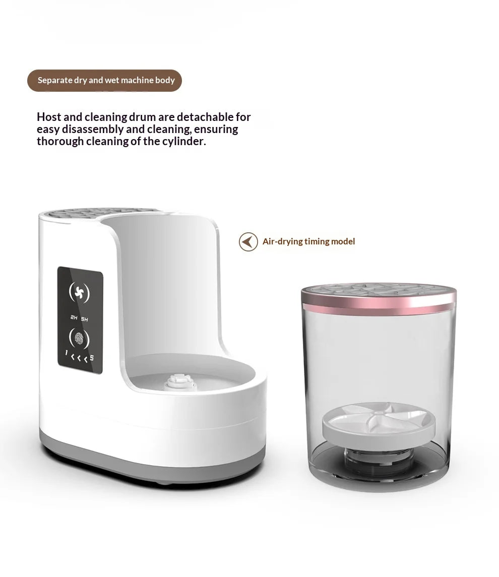 Makeup Brush Cleaner  Electric Drying and Brush-washing A Fully Automatic Cleaning Tool That Doesn't Damage The Bristles - Artigo Importado