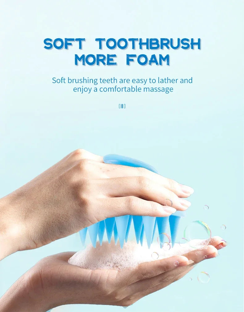 1pcs Hair Brush Scalp Massager for Hair Growth Mold-Free Silicone Scalp Massager Shampoo Brush Scalp Scrubber Exfoliator Tools - Artigo Importado