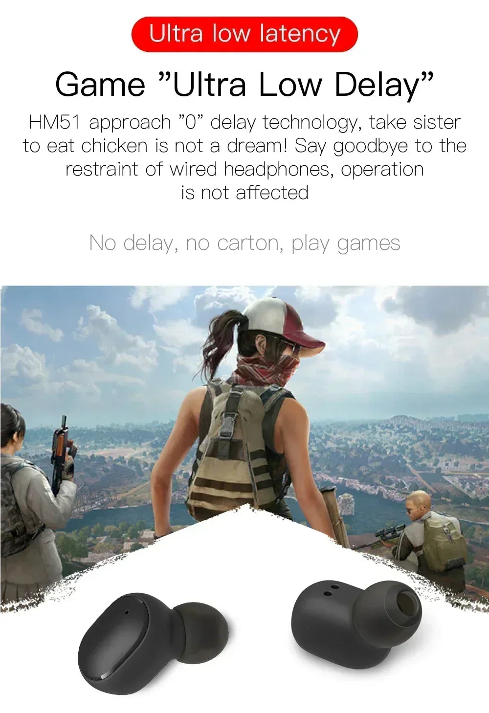 E6S Wireless Bluetooth Earphones TWS Bluetooth Headset Wireless Earbuds Noise Cancelling Earphones with Microphone Headphones - Artigo Importado