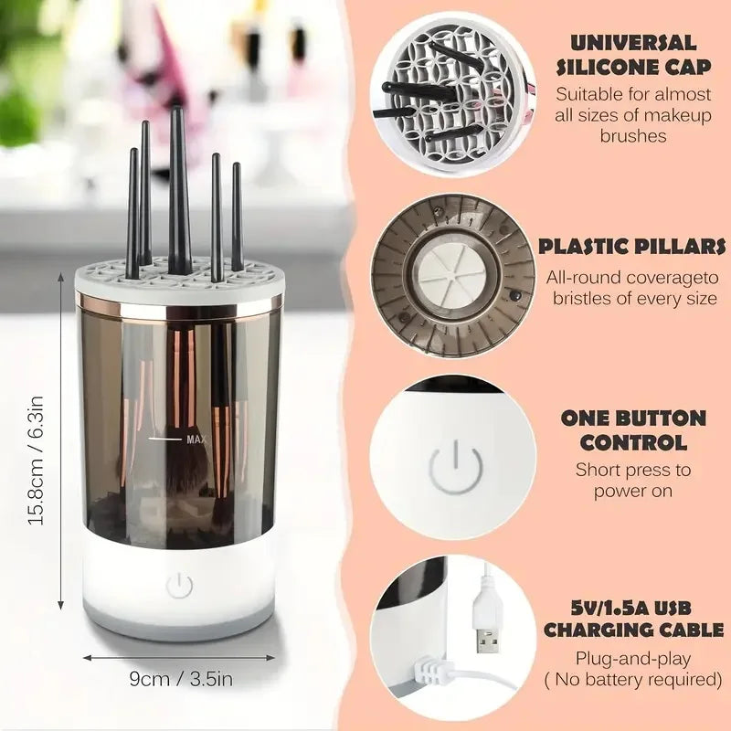 Electric Makeup Brush Cleaner Machine - Artigo Importado