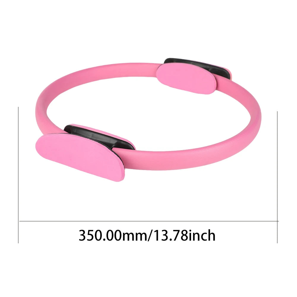 Pilates Ring Fitness Ring Portable Fitness Circle Flexible Resistance Exercise Equipment for Toning Inner & Outer Thighs - Artigo Importado