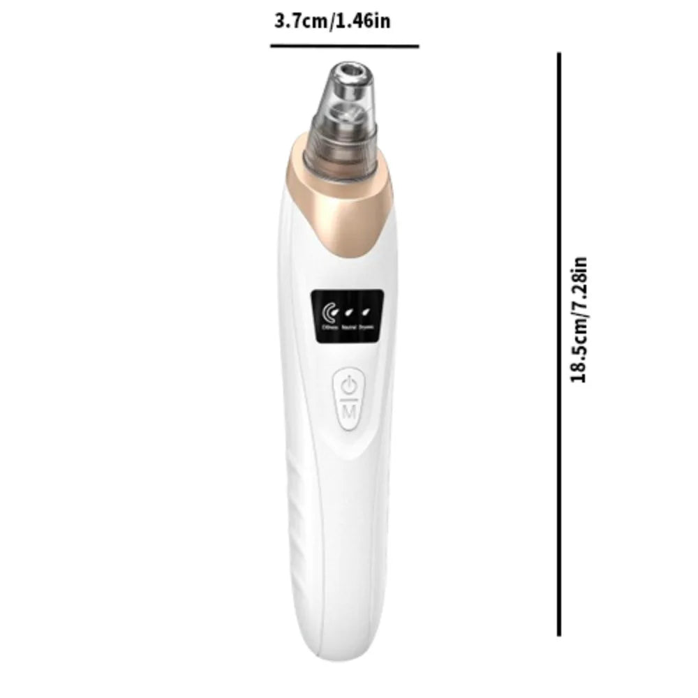 Blackhead Remover PoreVacuum,Facial Pore Cleaner-5 Suction Power,USB Rechargeable Blackhead VacuumKit ElectricAcneExtractorTool - Artigo Importado
