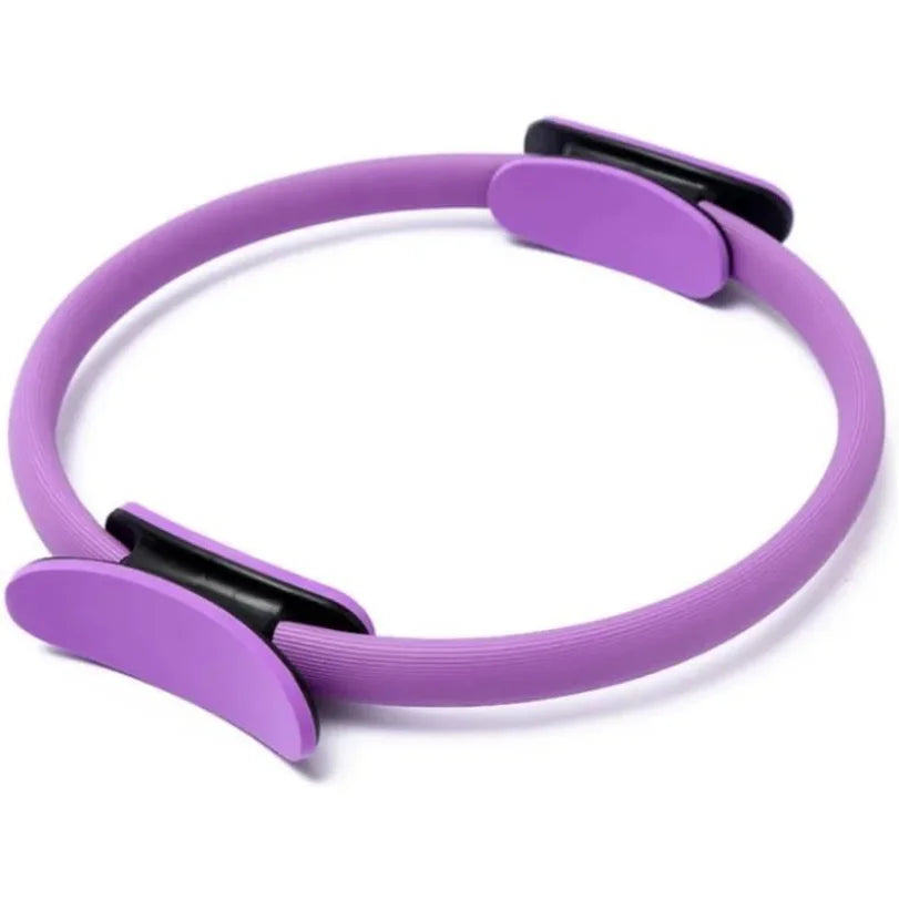 Yoga Pilates Ring Durable Non-Slip Exercise Circle Magic Exercise Circle with Dual Grip for Thigh Pelvic Floor Muscle Training - Artigo Importado