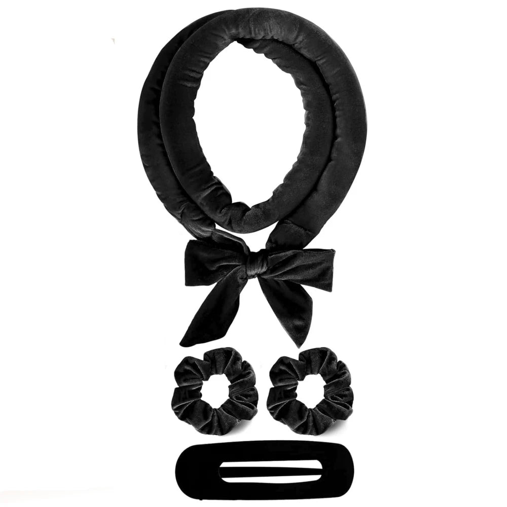 Heatless Curling Rod Headband Soft Hair Curler No Heat Hair Rollers Curlers Lazy Sleeping Curls Curling Hairband Styling Tools - Artigo Importado