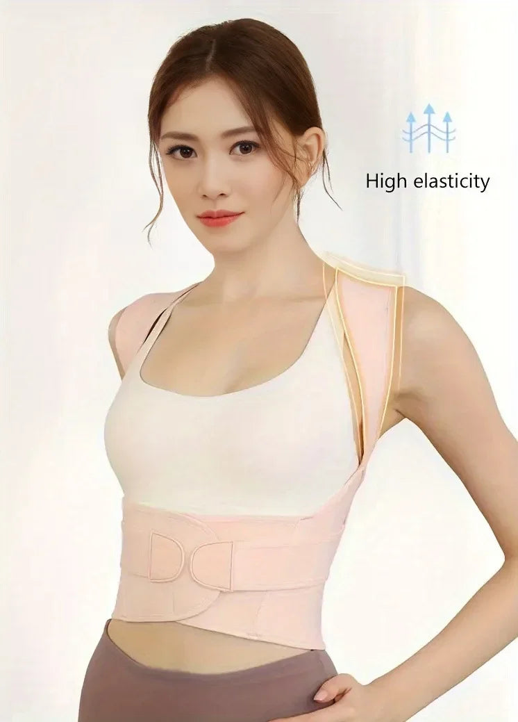 Posture Corrector for Women and Men, Adjustable Shoulder Posture Brace, Back Straightener Posture, Used for Middle Upper Spine - Artigo Importado
