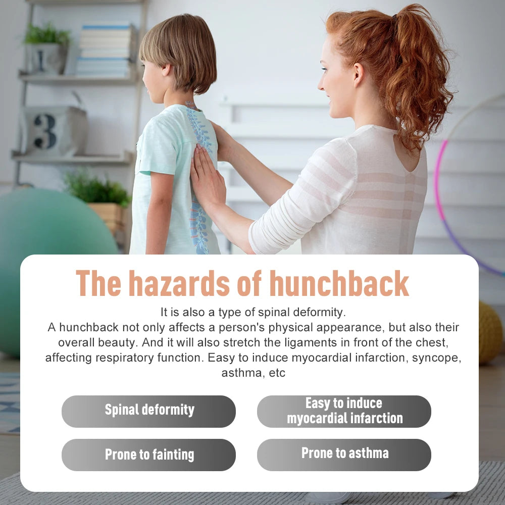 Back Posture Corrector Posture Correction Improve Hunchback Back and Shoulder Relax Time Vibration Reminder for Adults & Kids - Artigo Importado