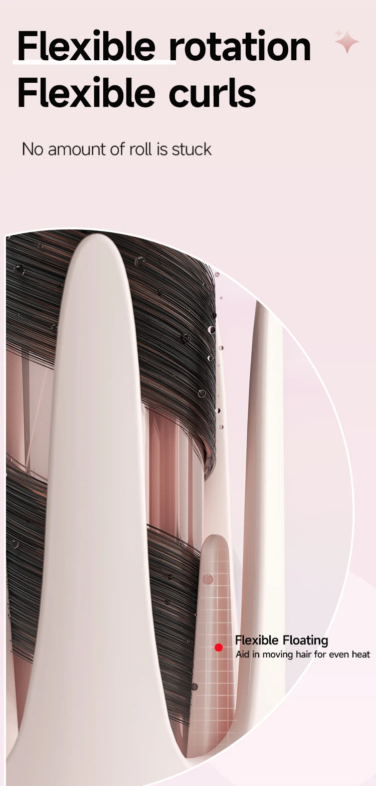 Automatic Hair Curler 32mm Auto Rotating Ceramic Hair Roller Professional Curling Iron Stick 40mm Curling Wand Hair Waver gift - Artigo Importado