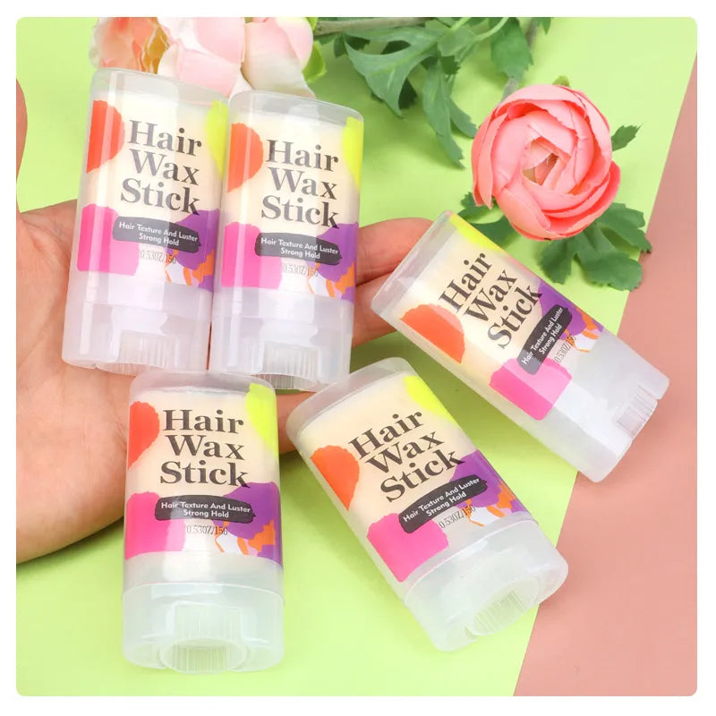 Hair Wax Stick For Laying Down Fly Always 1Pcs 15G Hair Pomade Stick Long-Lasting Hair Styling Wax Stick Easy To Use Tiktok Hot - Artigo Importado