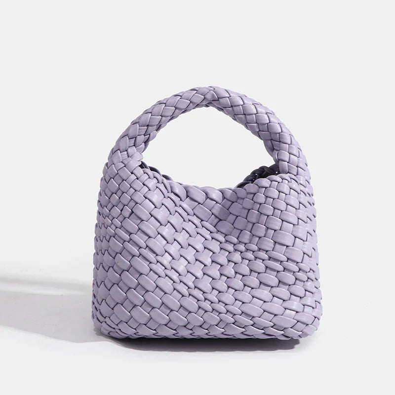 2025 Mini Women's crossbody Handbag Fashion Bag Hand-woven Crossbody Bags  Small Size For Women Woven Tote Bag - Artigo Importado