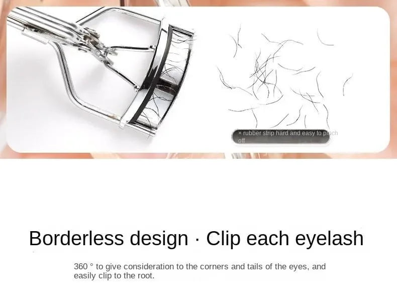 Dual-Type Eyelash Curler with Comb – Wide & Partial Clip Options, Waterproof, Long-Lasting, Natural Curl, Unisex Certified - Artigo Importado