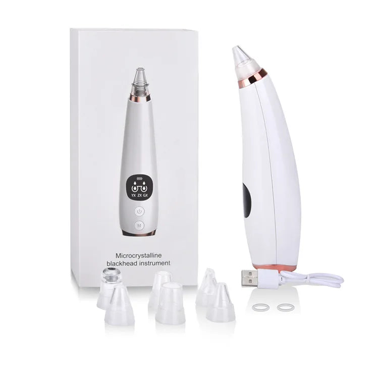 Electric Blackhead Remover Vacuum Acne Cleaner Black Spots Removal Facial Deep Cleansing Pore Cleaner Machine Skin Care Tools - Artigo Importado
