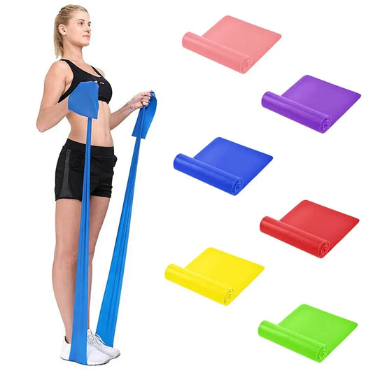 Resistance Bands for Working Out Exercise Bands Physical Therapy Outdoor Fitness Training Pilates Home Gym Stretch Elastic Band - Artigo Importado
