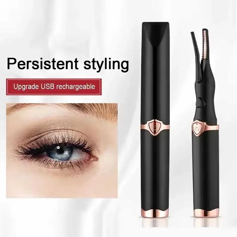 Heated Eyelash Curler for Women Mini USB Rechargeable Finalize Eyelash Tool for Makeup Natural Curling Eye Lashes 2025New - Artigo Importado