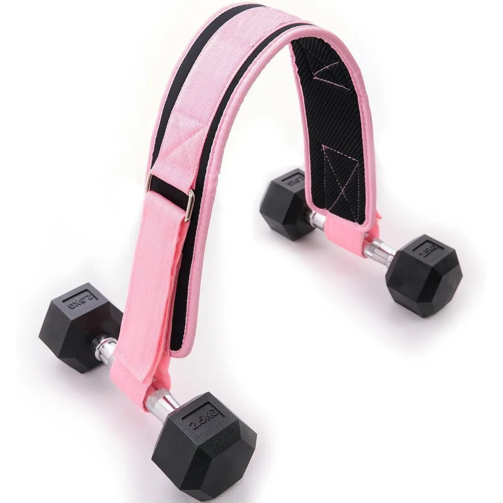 Easy To Use Hip Thrust Belt Pro-Grade Adjustable Waist Trainer Belt Non Slip Enhance Strength Weight-bearing Belt Exercise - Artigo Importado