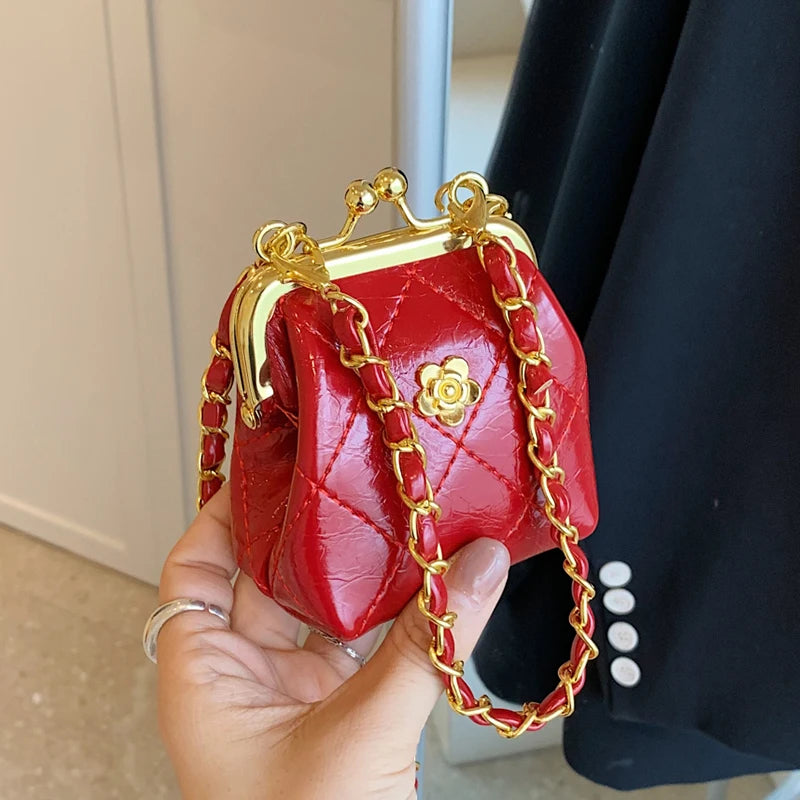 Super Mini Crossbody Bags For Women Designer Bag Luxury Chain Shoulder Coin Mini Purse Cute Clip Lipstick Bag Lady Cute Hobo Bag - Artigo Importado