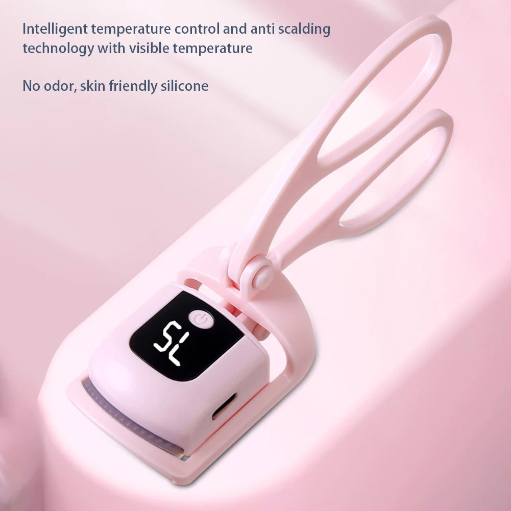 Electric Eyelash Curler Naturally Curled Intelligent Temperature Control Styling Make Up Eyelashes Curl Lasting Lash Curler Tool - Artigo Importado