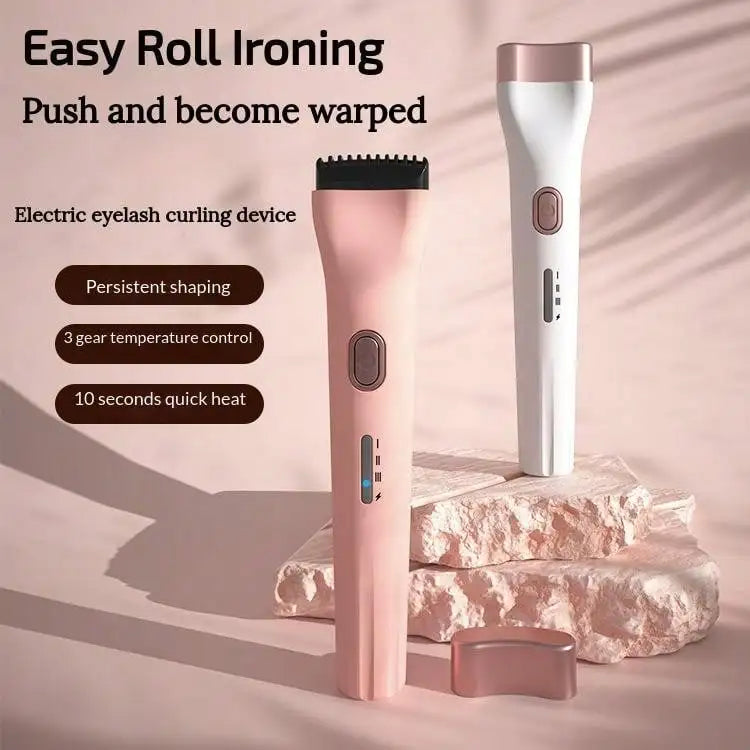 Electric Heated Eyelash Curler Rechargeable Handheld - Artigo Importado