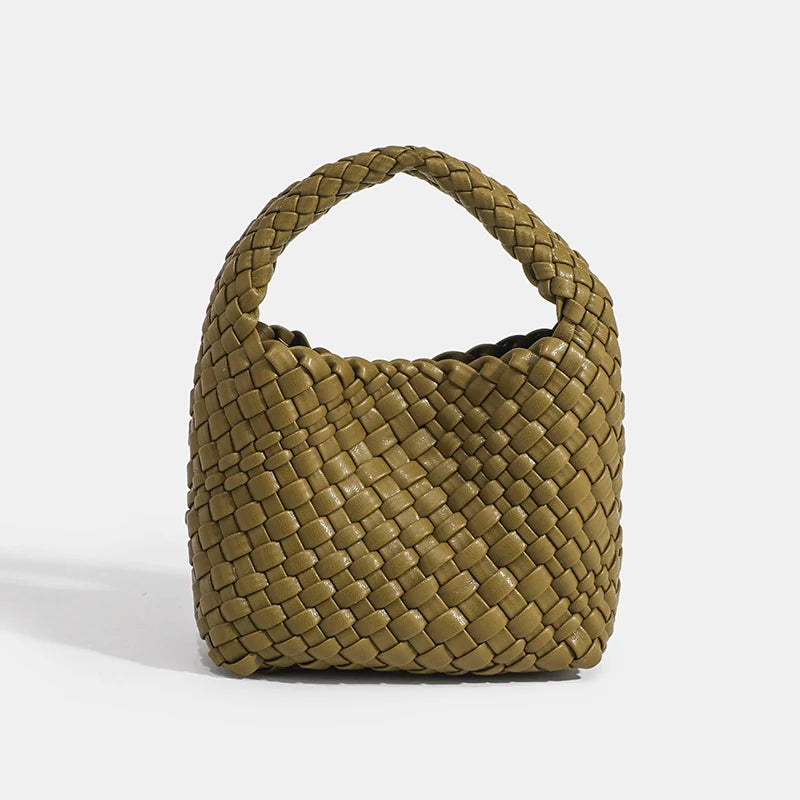 2025 Mini Women's crossbody Handbag Fashion Bag Hand-woven Crossbody Bags  Small Size For Women Woven Tote Bag - Artigo Importado