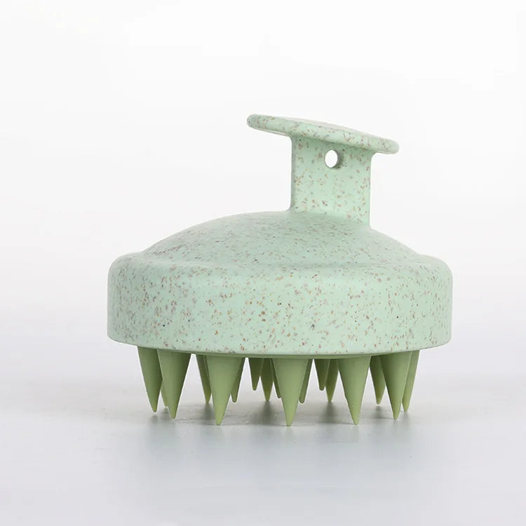 1pc Silicone Shampoo Brush Body Massage Brush Bath Shower Brush Salon Hairdressing Tool Scalp Massage Comb Hair Washing Comb - Artigo Importado