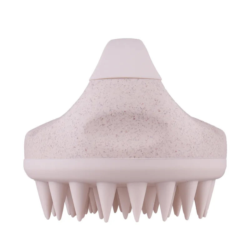 Hair Scalp Massager Shampoo Brush Soft Silicone Shampoo Brush Massage Shampoo Brush Clean Scalp Bath Comb Scalp Beauty Health - Artigo Importado