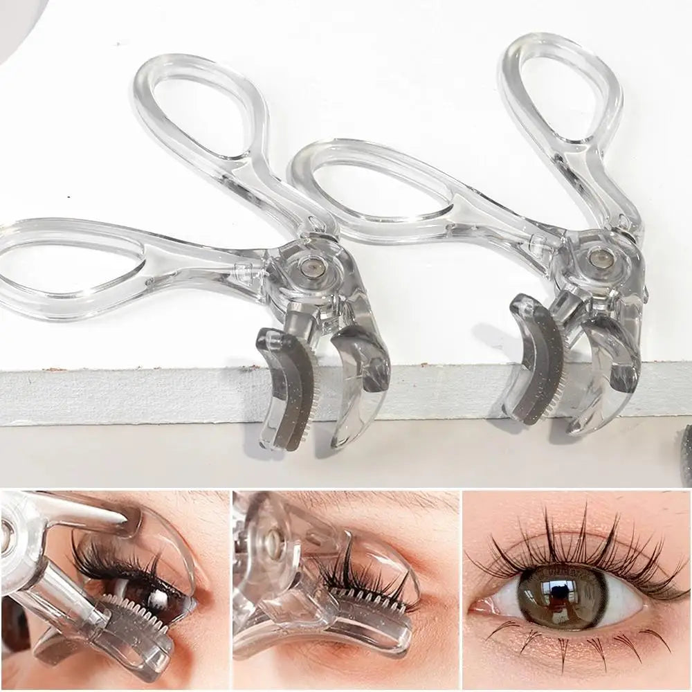 Dual-Type Eyelash Curler with Comb – Wide & Partial Clip Options, Waterproof, Long-Lasting, Natural Curl, Unisex Certified - Artigo Importado
