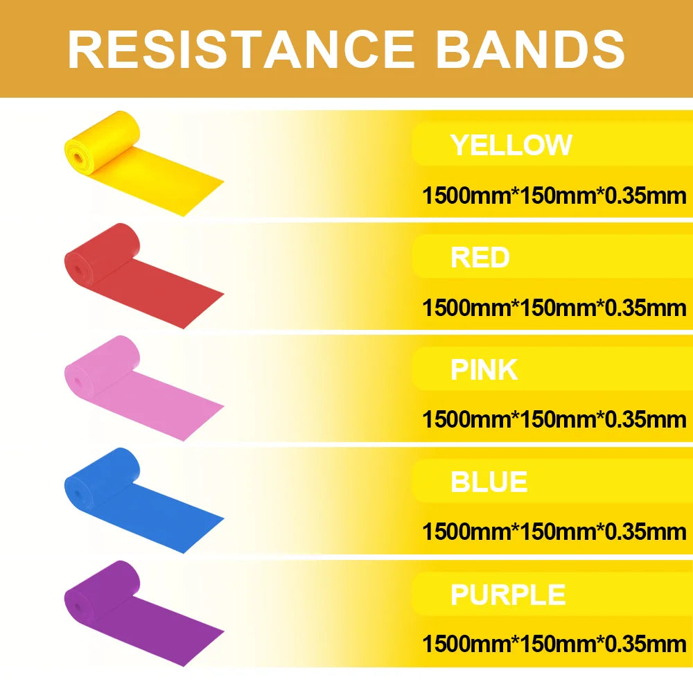Resistance Bands for Working Out,Free Elastic and Exercise Bands Set for Suitable for Rehab, Yoga, Pilates, Gym, Home Exercise - Artigo Importado