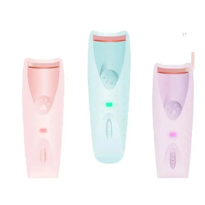 New Women Makeup Electric Heated Eyelash Curler Long Lasting Eye Lash Perm Heated Eyelashes Clip Automatic Tool - Artigo Importado