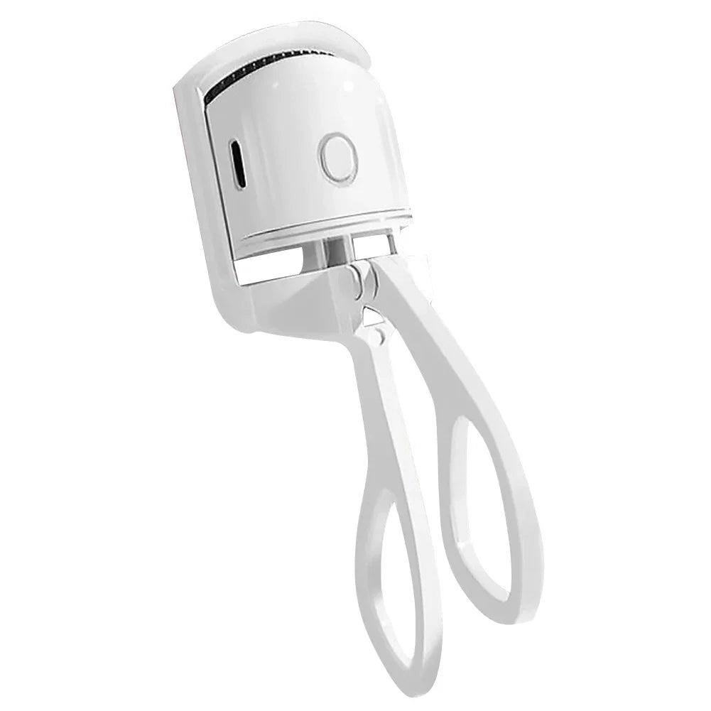 Electric Heated Eyelash Curler Eyelashes Curls Thermal Eyelash Curler USB Rechargeable Mini Long Lasting Makeup Tool Beauty Tool - Artigo Importado