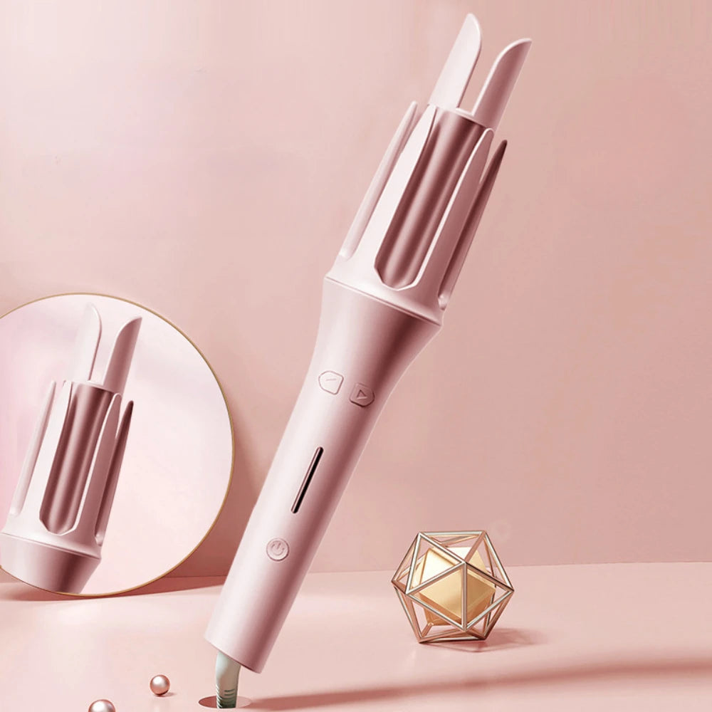 Automatic Hair Curler 32MM Auto Rotating Ceramic Hair Roller Professional Curling Iron Curling Wand Hair Waver - Artigo Importado