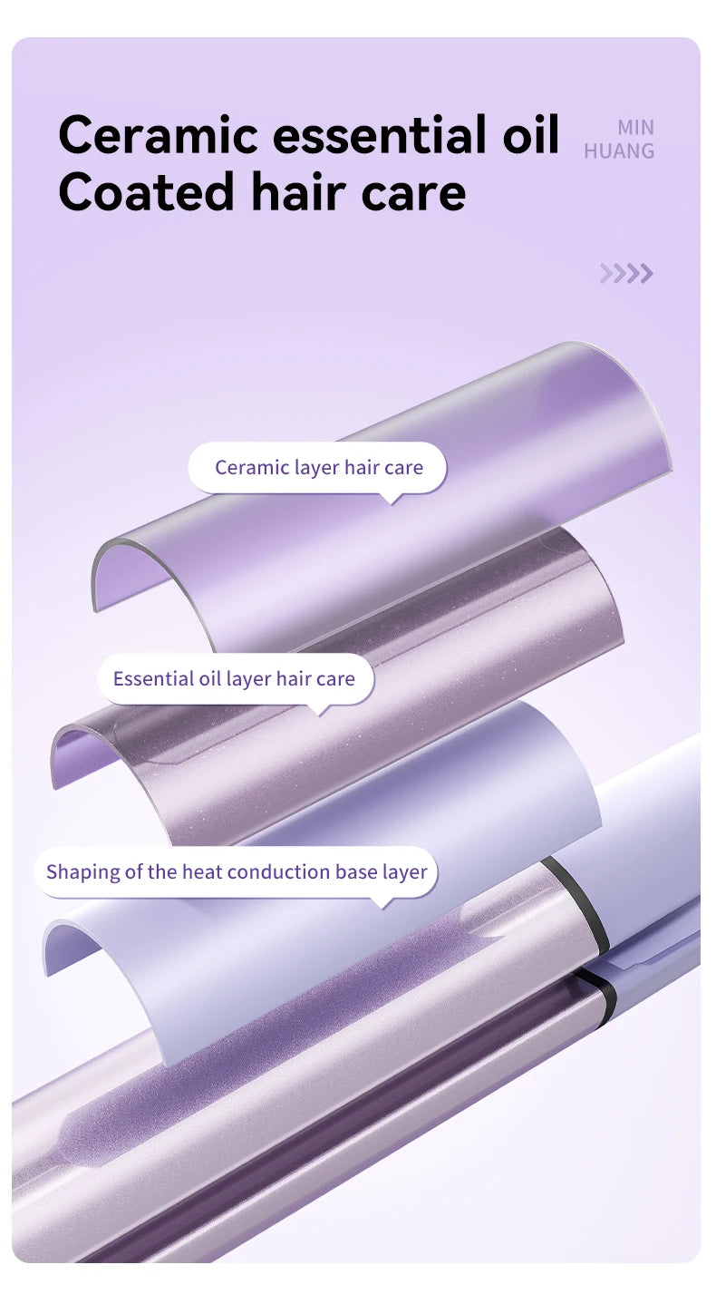 Automatic Hair Curling Iron 32mm Hair Curler Ceramic  Rotating Professional Hair Waver Curling Tool Hair curler for long hair - Artigo Importado