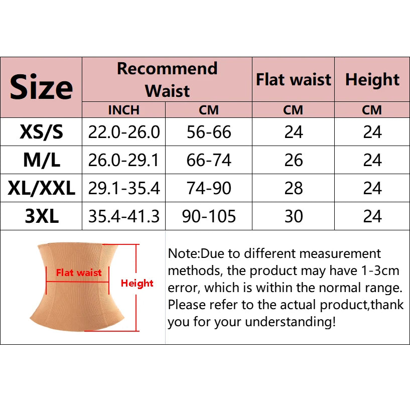 Waist Trainer Slimming Belt Women Gym Fitness Cincher Belly Control Corset Women Body Shaper Weight Loss Belly Waist Wrap - Artigo Importado