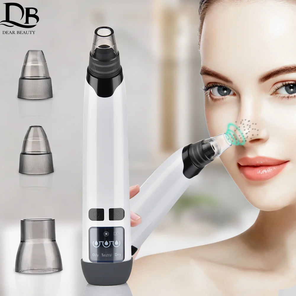 Blackhead Remover Electric Facial Cleansing Pore Vacuum Cleaner Ance Remover Pimple Face Cleaner Skin Scrubber Black Head Vacuum - Artigo Importado