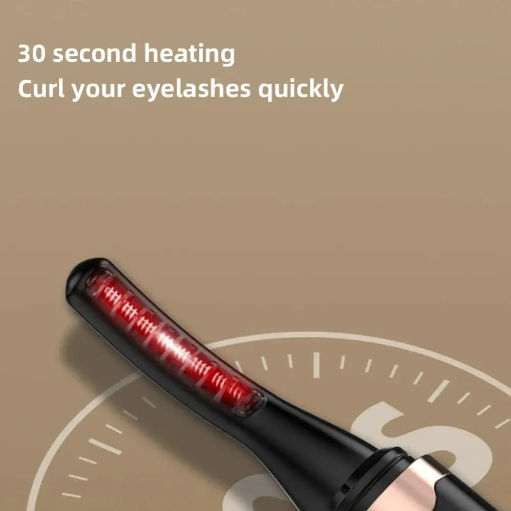 Long Lasting Electric Heated Eyelash Curler Anti-scald 4 Modes Temperature Portable Eyelash Curling Device Natural-Looking - Artigo Importado