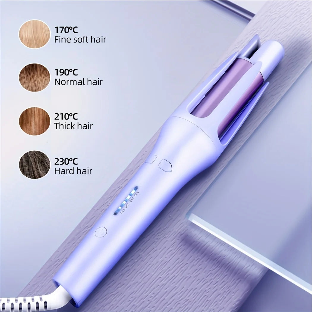 Automatic Hair Curler 32MM Auto Rotating Ceramic Hair Roller Professional Curling Iron Curling Wand Hair Waver - Artigo Importado