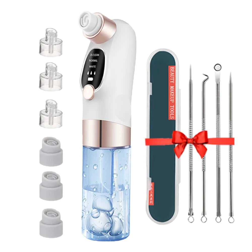Blackhead Remover Pore Vacuum Face Cleaner Electric Pimple Acne Black Head Removal USB Rechargeable Water Cycle Black Dot Remove - Artigo Importado
