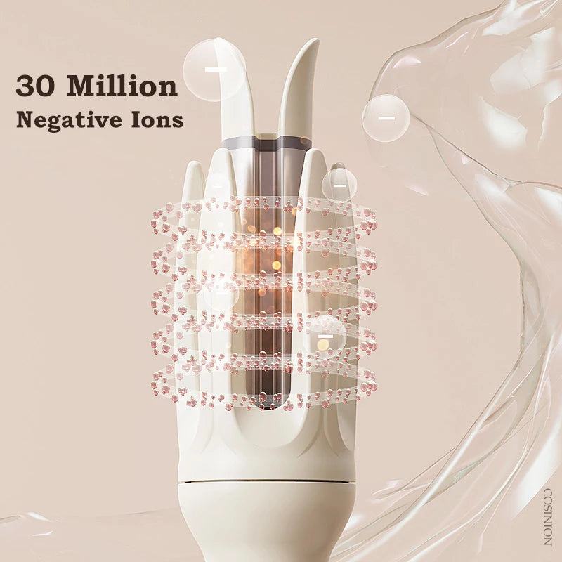 Automatic Hair Curler 28mm Negative Ions Electric Ceramic Curling Hair Stick Rotating Curl Waves Anti-Tangle Curling Iron Styler - Artigo Importado