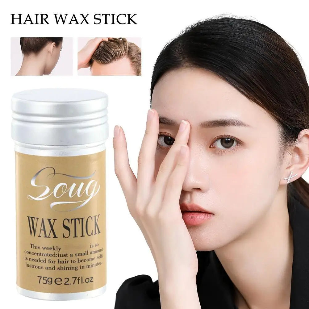 Hair Wax Stick For Wig Professional Hair Wax Stick Gel Cream Non-Greasy Style Hair Wax Stick For Men Women Broken Hair Artifact - Artigo Importado