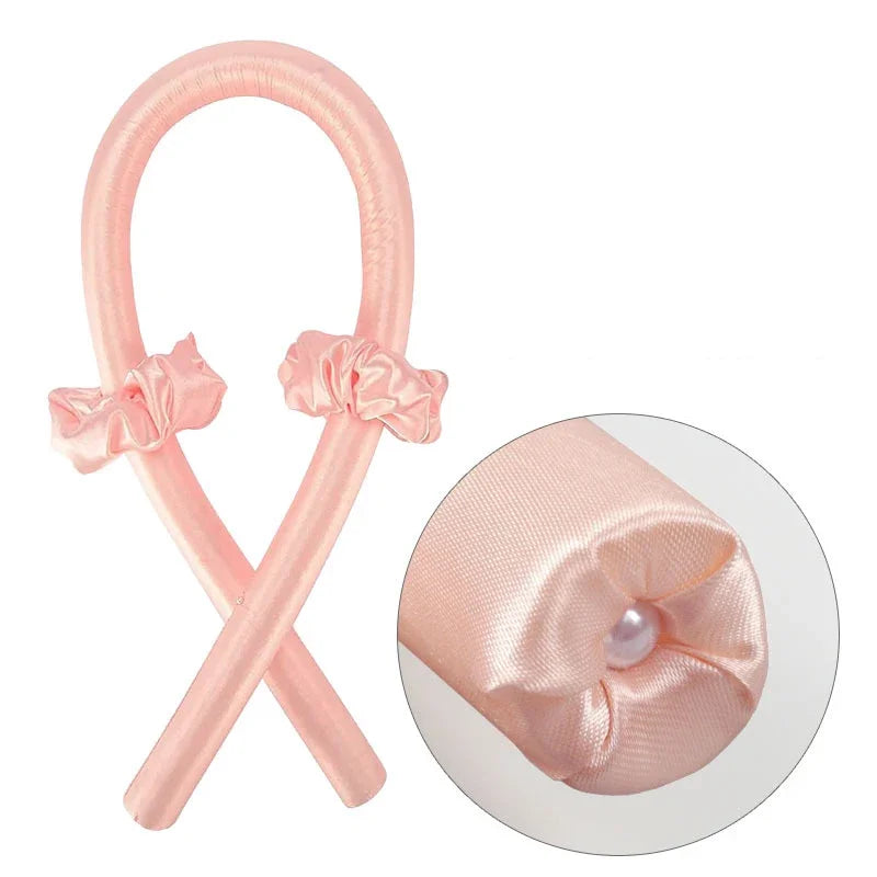 Woman Heatless Curling Rod Heatless Hair Curls Headband Make Hair Soft Shiny Hair Curler Hairdressing Tools Accessories - Artigo Importado