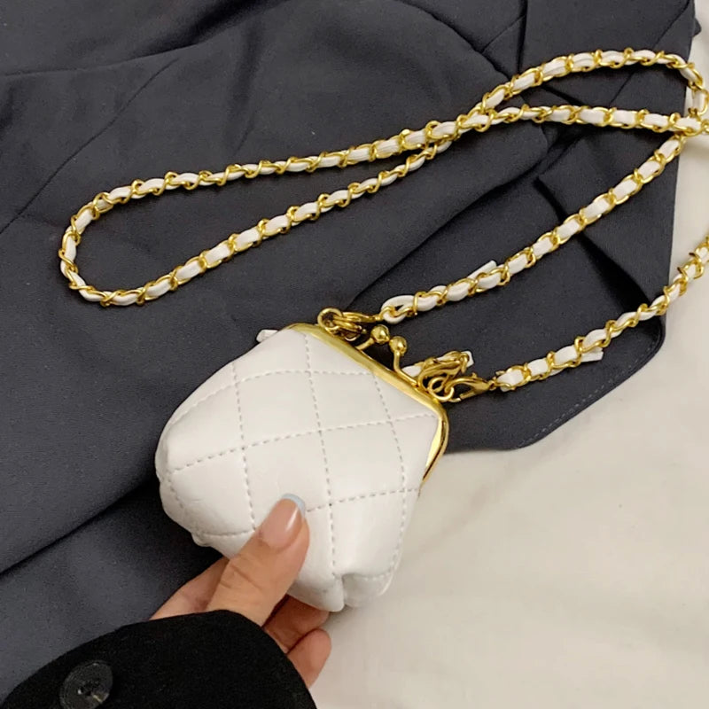 Super Mini Crossbody Bags For Women Designer Bag Luxury Chain Shoulder Coin Mini Purse Cute Clip Lipstick Bag Lady Cute Hobo Bag - Artigo Importado