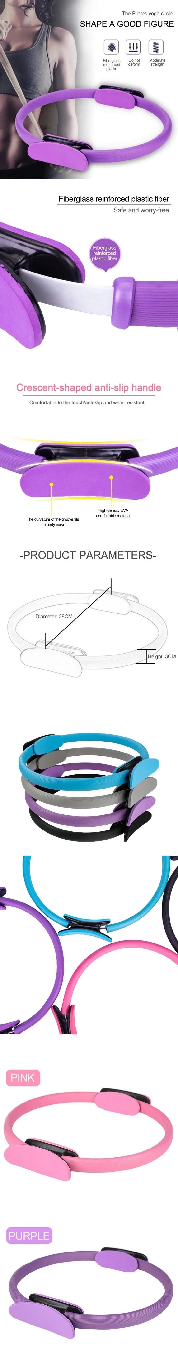 Pilates and Yoga Ring Circle Pack Ring for Pilates Ring Kit Betterme Circle Equipment Pilates Set for Home Workout YJQ01 - Artigo Importado