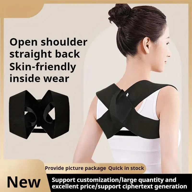 Back Posture Corrector Clavicle Spine Back Brace Belt Adjustable Upper Back Shoulder Lumbar Posture Correction Body Shaping - Artigo Importado