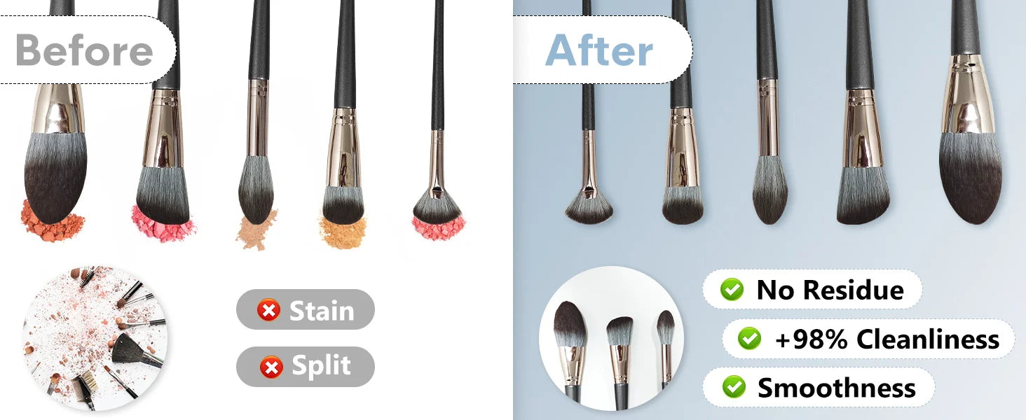 3 IN 1 Electric Makeup Brush Cleaner Machine with Makeup Brush Dryer for All Size Beauty Makeup Brush Cosmetic Tools Fast Drying - Artigo Importado