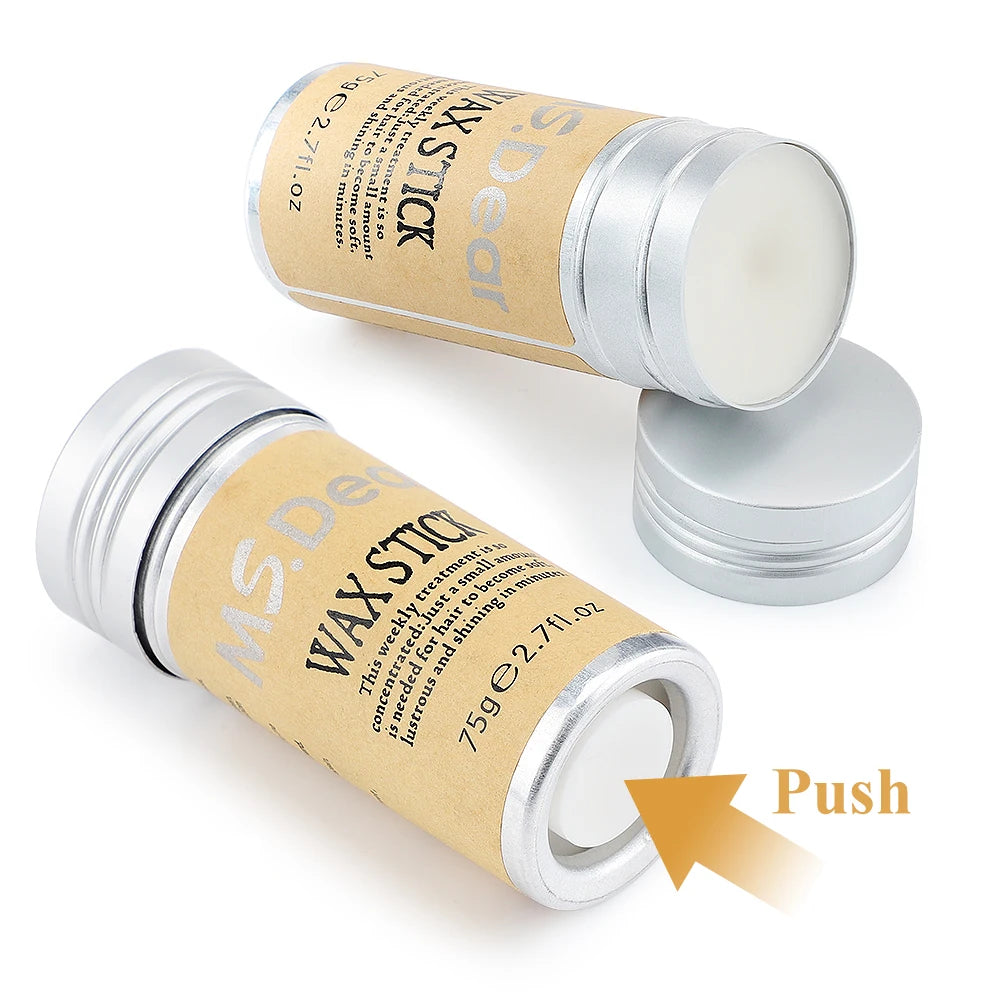 Hair Wax Stick For Wig Professional Hair Wax Stick Gel Cream Non-Greasy Style Hair Wax Stick For Men Women Broken Hair Artifact - Artigo Importado