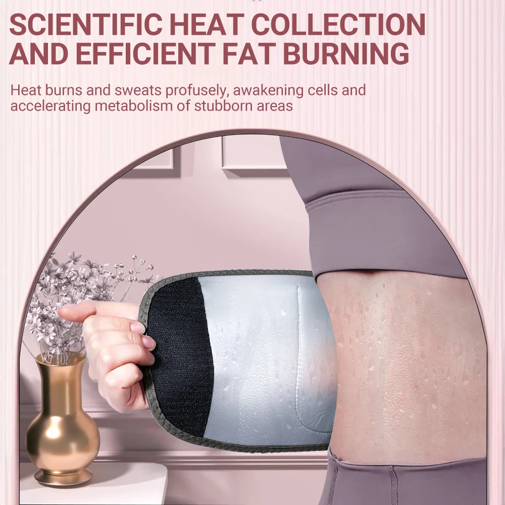 Waist Trainer Slimming Belt Men Gym Fitness Cincher Belly Control Corset Sweat Fat Burning Women Body Shaper Weight Loss - Artigo Importado