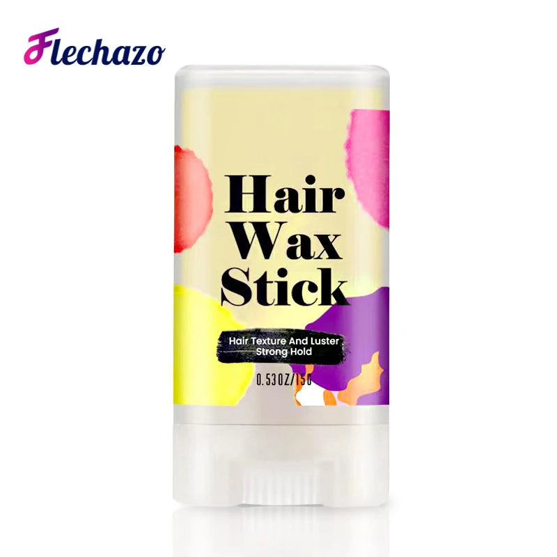 Hair Wax Stick For Laying Down Fly Always 1Pcs 15G Hair Pomade Stick Long-Lasting Hair Styling Wax Stick Easy To Use Tiktok Hot - Artigo Importado