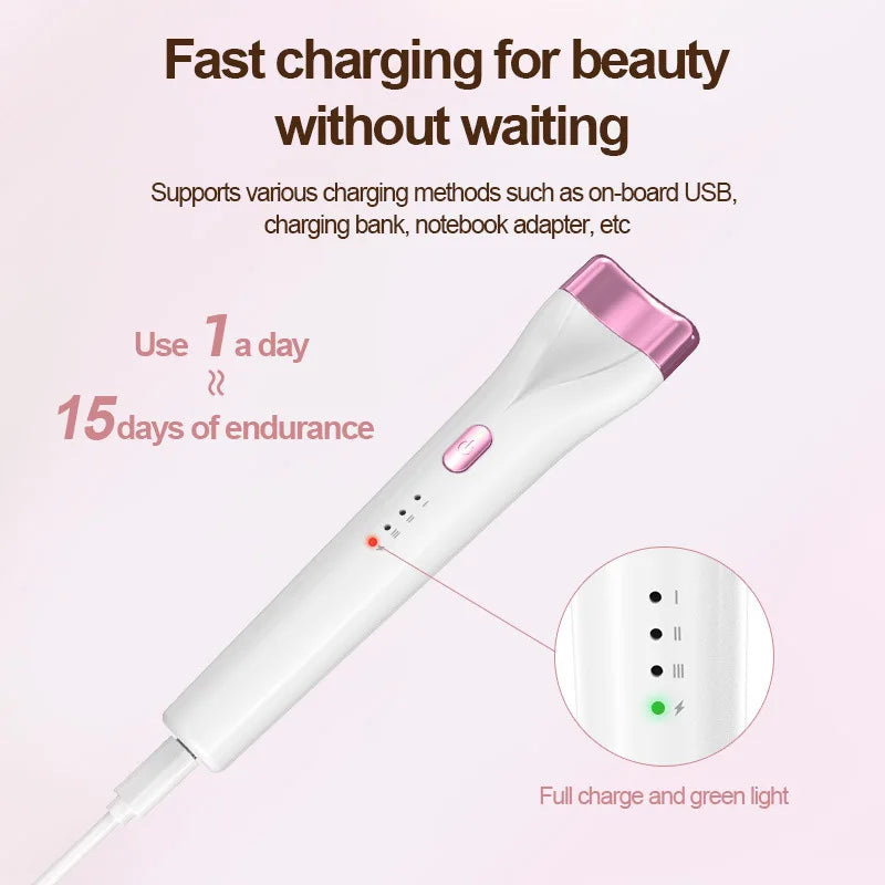 Heated Eyelash Curler Electric 3Modes Eye Lashes Eyelash Grafting Long Lasting Makeup Tools Hot Viewer for hot beulah - Artigo Importado