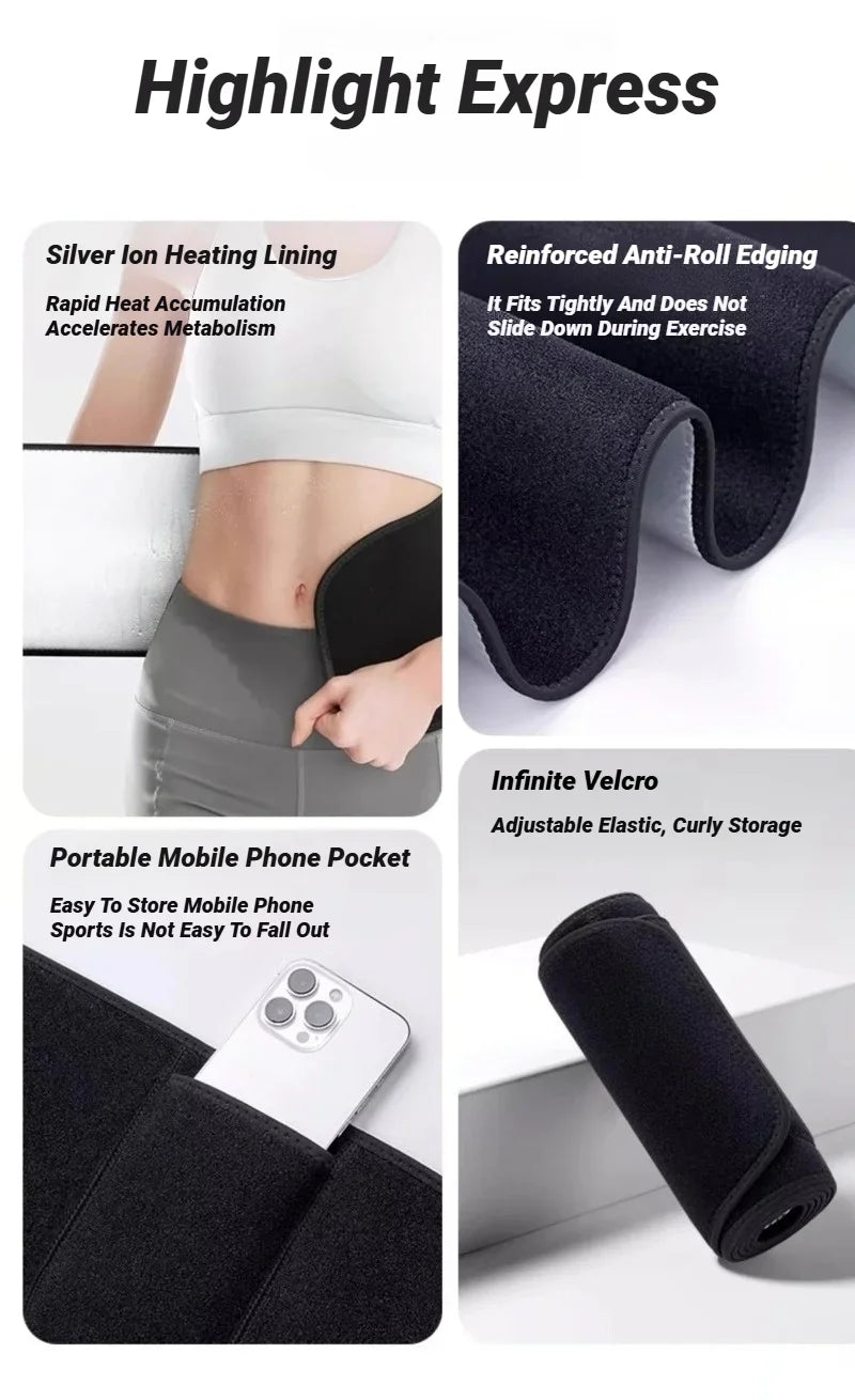 Waist Trainer Belt Men Women Body Building Corset Shaper Corsets Shapewear Belts Slimming Girdle Gym Workout Band Belly Sweat - Artigo Importado