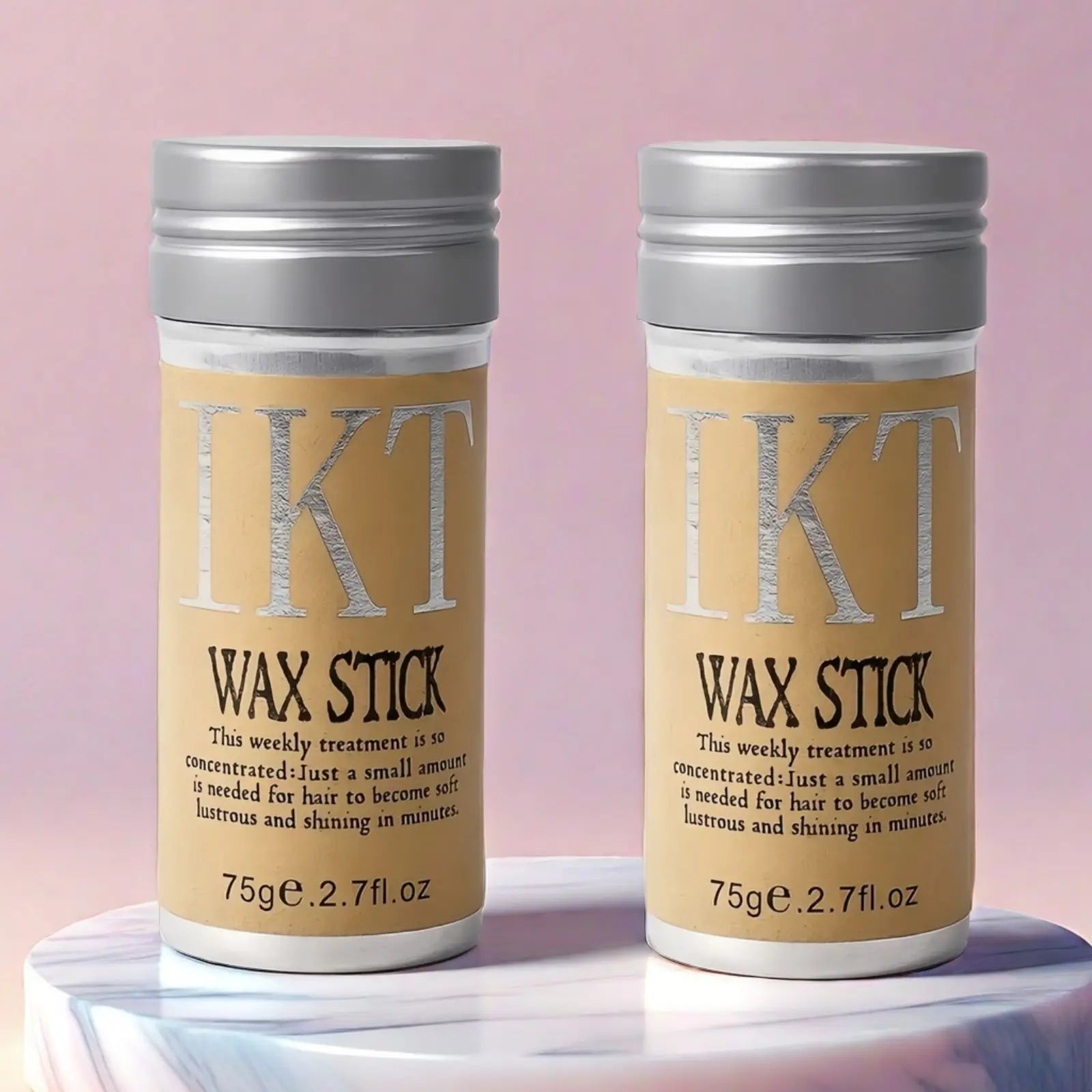 Hair Wax Stick For Kids Women with Slick Back Brushes Gel Pomade for Little Girls Toddler Flyaway Hair Wig Styling Accessories - Artigo Importado