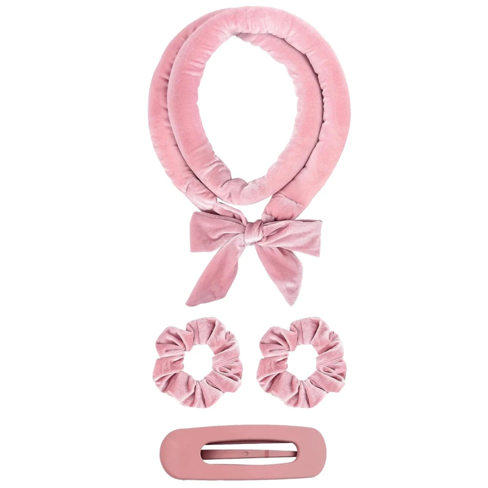 Heatless Curling Rod Headband Soft Hair Curler No Heat Hair Rollers Curlers Lazy Sleeping Curls Curling Hairband Styling Tools - Artigo Importado