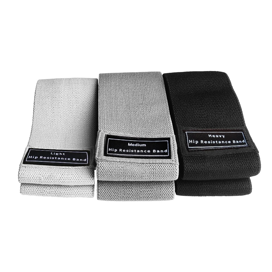 Fabric Resistance Hip Booty Bands Glute Thigh Elastic Workout Bands Squat Circle Stretch Fitness Strips Loops Yoga Gym Equipment - Artigo Importado